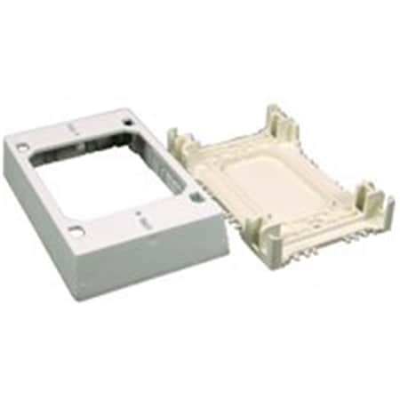 Wiremold 1.75 in. White Extra Deep Outlet Box 4042677